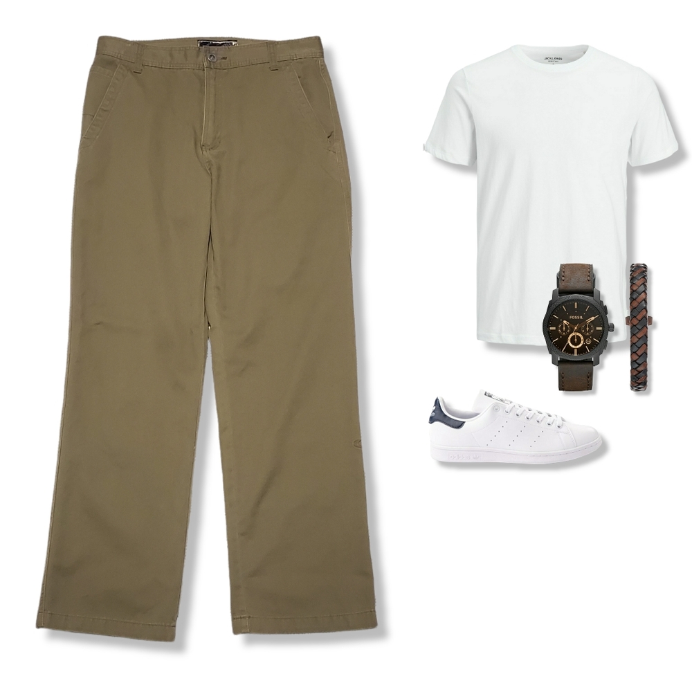OAKLEY Men's Olive Green Pants 34x32